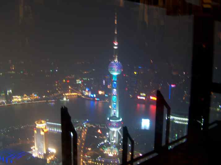 View from Jin Mao tower 